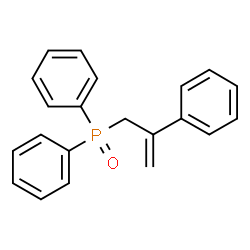 ChemSpider 2D Image | Diphenyl(2-phenyl-2-propen-1-yl)phosphine oxide | C21H19OP