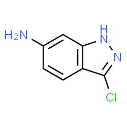 ChemSpider 2D Image | 3-Chloro-1H-indazol-6-amine | C7H6ClN3