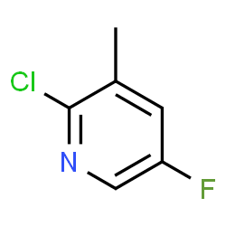 ChemSpider 2D Image | 2-Chloro-5-fluoro-3-methylpyridine | C6H5ClFN