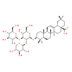 ChemSpider 2D Image | Swartziatrioside | C47H76O17