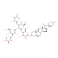 ChemSpider 2D Image | Tigogenin pentasaccharide | C55H90O26