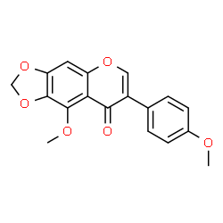 ChemSpider 2D Image | IRISOLONE METHYL ETHER | C18H14O6