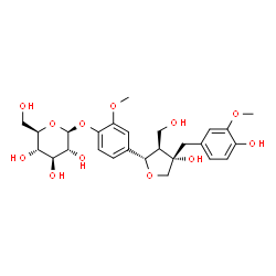ChemSpider 2D Image | Olivil 4'-O-beta-D-glucopyranoside | C26H34O12