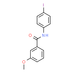 ChemSpider 2D Image | N-(4-Iodophenyl)-3-methoxybenzamide | C14H12INO2