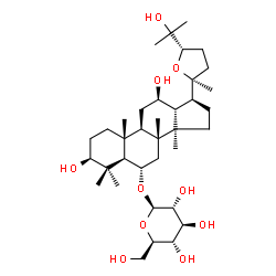 ChemSpider 2D Image | pseudo-Ginsenoside RT4 | C36H62O10