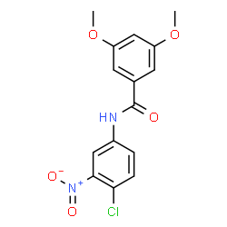 ChemSpider 2D Image | N-(4-Chloro-3-nitrophenyl)-3,5-dimethoxybenzamide | C15H13ClN2O5