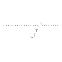 ChemSpider 2D Image | 3-Methylbutyl N-hexadecyl-N-nonanoylglycinate | C32H63NO3