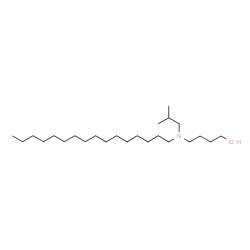 ChemSpider 2D Image | 4-[Hexadecyl(isobutyl)amino]-1-butanol | C24H51NO