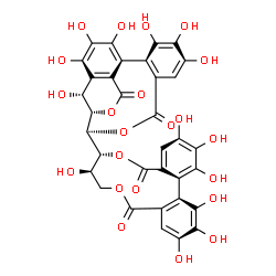 ChemSpider 2D Image | casuariin | C34H24O22