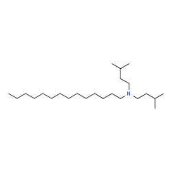 ChemSpider 2D Image | N,N-Bis(3-methylbutyl)-1-tetradecanamine | C24H51N
