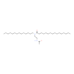 ChemSpider 2D Image | N-(2-Acetamidoethyl)-N-tetradecylhexadecanamide | C34H68N2O2