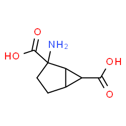ChemSpider 2D Image | 2-Aminobicyclo[3.1.0]hexane-2,6-dicarboxylic acid | C8H11NO4