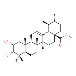 ChemSpider 2D Image | Methyl (2alpha,3alpha)-2,3-dihydroxyurs-12-en-28-oate | C31H50O4