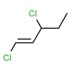 ChemSpider 2D Image | (1E)-1,3-Dichloro-1-pentene | C5H8Cl2