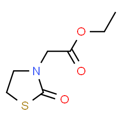 ChemSpider 2D Image | Ethyl (2-oxo-1,3-thiazolidin-3-yl)acetate | C7H11NO3S
