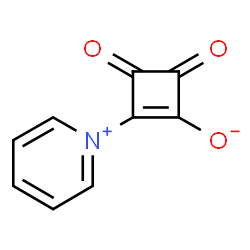 ChemSpider 2D Image | 3,4-Dioxo-2-(1-pyridiniumyl)-1-cyclobuten-1-olate | C9H5NO3