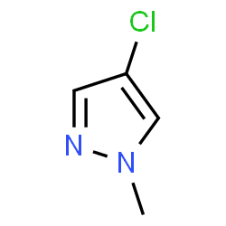ChemSpider 2D Image | 4-chloro-1-methylpyrazole | C4H5ClN2