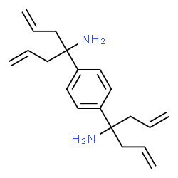 ChemSpider 2D Image | 4,4'-(1,4-Phenylene)bishepta-1,6-dien-4-amine | C20H28N2