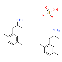 ChemSpider 2D Image | 1-(2,5-Dimethylphenyl)-2-propanamine sulfate (2:1) | C22H36N2O4S