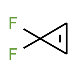 ChemSpider 2D Image | 3,3-Difluorocyclopropene | C3H2F2