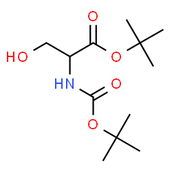 ChemSpider 2D Image | 2-Methyl-2-propanyl N-{[(2-methyl-2-propanyl)oxy]carbonyl}serinate | C12H23NO5