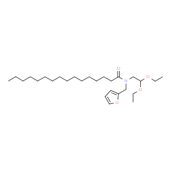 ChemSpider 2D Image | N-(2,2-Diethoxyethyl)-N-(2-furylmethyl)hexadecanamide | C27H49NO4