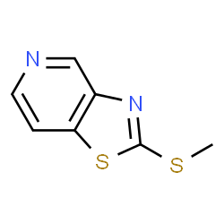 ChemSpider 2D Image | 2-(Methylthio)thiazolo[4,5-c]pyridine | C7H6N2S2