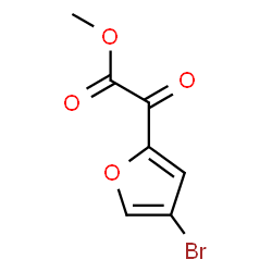 ChemSpider 2D Image | Methyl (4-bromo-2-furyl)(oxo)acetate | C7H5BrO4