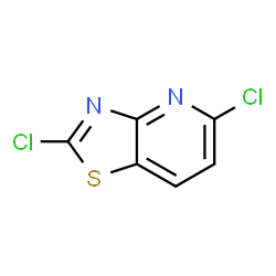 ChemSpider 2D Image | 2,5-Dichloro[1,3]thiazolo[4,5-b]pyridine | C6H2Cl2N2S