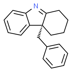 ChemSpider 2D Image | (4aR)-4a-Benzyl-2,3,4,4a-tetrahydro-1H-carbazole | C19H19N