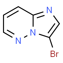 ChemSpider 2D Image | 3-Bromoimidazo[1,2-b]pyridazine | C6H4BrN3