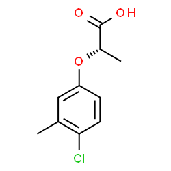 ChemSpider 2D Image | (2S)-2-(4-Chloro-3-methylphenoxy)propanoic acid | C10H11ClO3
