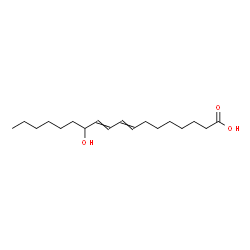 ChemSpider 2D Image | 12-Hydroxy-8,10-octadecadienoic acid | C18H32O3