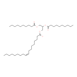 ChemSpider 2D Image | 2,3-Bis(decanoyloxy)propyl (9Z)-9-octadecenoate | C41H76O6