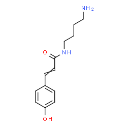 ChemSpider 2D Image | p-coumaroylputrescine | C13H18N2O2