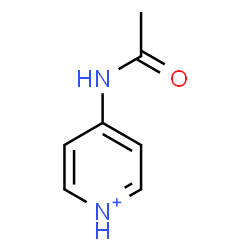 ChemSpider 2D Image | 4-Acetamidopyridinium | C7H9N2O