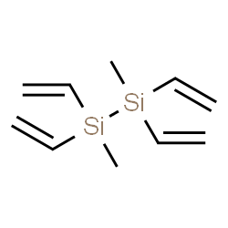 ChemSpider 2D Image | 1,2-Dimethyl-1,1,2,2-tetravinyldisilane | C10H18Si2