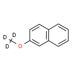 ChemSpider 2D Image | Naphthalene, 2-(methoxy-d3)- | C11H7D3O