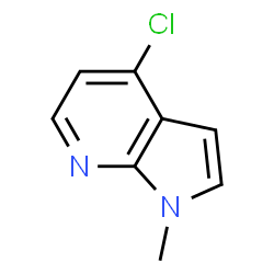 ChemSpider 2D Image | 4-Chloro-1-methyl-1H-pyrrolo[2,3-b]pyridine | C8H7ClN2