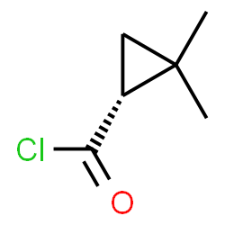 ChemSpider 2D Image | (1R)-2,2-Dimethylcyclopropanecarbonyl chloride | C6H9ClO