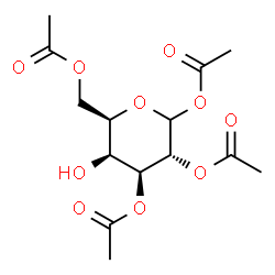 ChemSpider 2D Image | 1,2,3,6-Tetra-O-acetyl-D-galactopyranose | C14H20O10