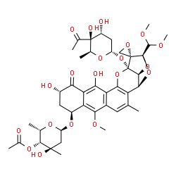 ChemSpider 2D Image | Trioxacarcin A | C42H52O20