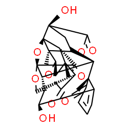 ChemSpider 2D Image | (1R,2S,8R,9R,15S,17S,18R,21R,24R,26R,27R)-5,15-Dihydroxy-2,9,26-trimethyl-3,19,23,28-tetraoxaoctacyclo[16.9.1.1~18,27~.0~1,5~.0~2,24~.0~8,17~.0~9,14~.0~21,26~]nonacosa-11,13-diene-4,10,22,29-tetrone | C28H30O10