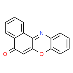 ChemSpider 2D Image | 5H-Benzo[a]phenoxazin-5-one | C16H9NO2