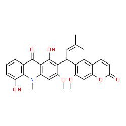 ChemSpider 2D Image | Acrimarine H | C30H27NO7