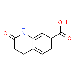 ChemSpider 2D Image | 2-Oxo-1,2,3,4-tetrahydro-7-quinolinecarboxylic acid | C10H9NO3