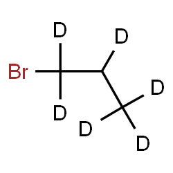 ChemSpider 2D Image | 1-Bromo(1,1,2,3,3,3-~2~H_6_)propane | C3HD6Br