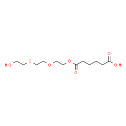 ChemSpider 2D Image | TRIETHYLENE GLYCOL MONOADIPATE | C12H22O7