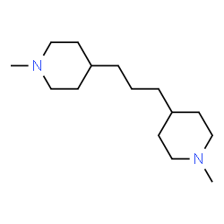 ChemSpider 2D Image | 1,3-Bis(1-methylpiperidin-4-yl)propane | C15H30N2