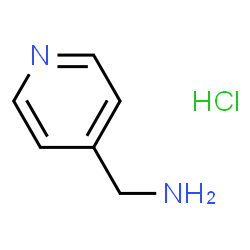 ChemSpider 2D Image | 4-(Aminomethyl)pyridine Hydrochloride | C6H9ClN2